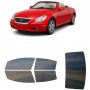 לרכב Lexus SC Two-doorConvertible 2002 ציפוי חלונות שחורים רב פעמי סיליקון לחלונות קדמיים, אחוריים ולחלון האחורי