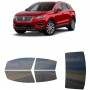 לרכב Lincoln MKC 2019 ציפוי חלונות שחורים רב פעמי סיליקון לחלונות קדמיים, אחוריים ולחלון האחורי