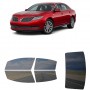 לרכב Lincoln MKS Sedan 2019 ציפוי חלונות שחורים רב פעמי סיליקון לחלונות קדמיים, אחוריים ולחלון האחורי