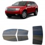 לרכב Lincoln MKX SUV 2007 ציפוי חלונות שחורים רב פעמי סיליקון לחלונות קדמיים, אחוריים ולחלון האחורי