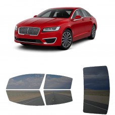 לרכב Lincoln MKZ 2017 ציפוי חלונות שחורים רב פעמי סיליקון לחלונות קדמיים, אחוריים ולחלון האחורי