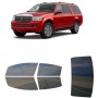 לרכב Lincoln Navigator L SUV 2007 ציפוי חלונות שחורים רב פעמי סיליקון לחלונות קדמיים, אחוריים ולחלון האחורי