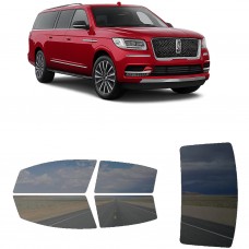לרכב Lincoln Navigator L SUV 2018 ציפוי חלונות שחורים רב פעמי סיליקון לחלונות קדמיים, אחוריים ולחלון האחורי