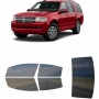 לרכב Lincoln Navigator SUV 2007 ציפוי חלונות שחורים רב פעמי סיליקון לחלונות קדמיים, אחוריים ולחלון האחורי