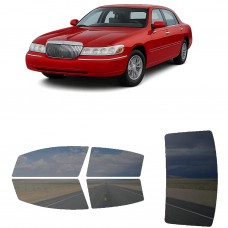 לרכב Lincoln Town Car Sedan 1998 ציפוי חלונות שחורים רב פעמי סיליקון לחלונות קדמיים, אחוריים ולחלון האחורי