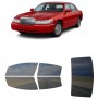 לרכב Lincoln Town Car Sedan 1998 ציפוי חלונות שחורים רב פעמי סיליקון לחלונות קדמיים, אחוריים ולחלון האחורי