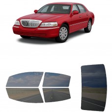 לרכב Lincoln Town Car Sedan 2003 ציפוי חלונות שחורים רב פעמי סיליקון לחלונות קדמיים, אחוריים ולחלון האחורי