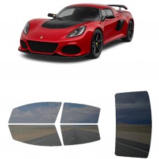 לרכב Lotus Exige Sport 390 2022 ציפוי חלונות שחורים רב פעמי סיליקון לחלונות קדמיים, אחוריים ולחלון האחורי