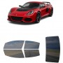 לרכב Lotus Exige Sport 390 2022 ציפוי חלונות שחורים רב פעמי סיליקון לחלונות קדמיים, אחוריים ולחלון האחורי