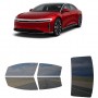 לרכב Lucid Air 2022 ציפוי חלונות שחורים רב פעמי סיליקון לחלונות קדמיים, אחוריים ולחלון האחורי