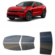 לרכב Lynk & Co 5 2022 ציפוי חלונות שחורים רב פעמי סיליקון לחלונות קדמיים, אחוריים ולחלון האחורי