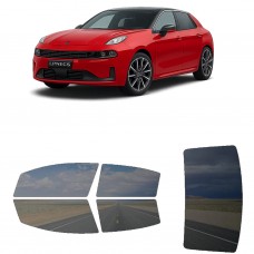 לרכב LYNKCO 2 2020 ציפוי חלונות שחורים רב פעמי סיליקון לחלונות קדמיים, אחוריים ולחלון האחורי