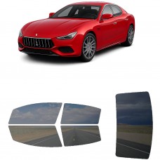 לרכב Maserati Ghibli 2022 ציפוי חלונות שחורים רב פעמי סיליקון לחלונות קדמיים, אחוריים ולחלון האחורי