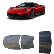 לרכב Maserati MC20 2021 ציפוי חלונות שחורים רב פעמי סיליקון לחלונות קדמיים, אחוריים ולחלון האחורי