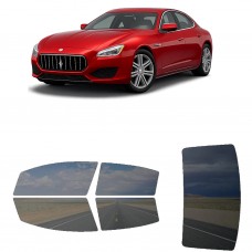 לרכב Maserati Quattroporte 2017 ציפוי חלונות שחורים רב פעמי סיליקון לחלונות קדמיים, אחוריים ולחלון האחורי