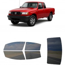 לרכב Mazda B-Series Extd Pickup 1998 ציפוי חלונות שחורים רב פעמי סיליקון לחלונות קדמיים, אחוריים ולחלון האחורי
