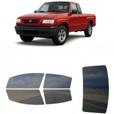לרכב Mazda B-Series Two-door Extd Pickup 1998 ציפוי חלונות שחורים רב פעמי סיליקון לחלונות קדמיים, אחוריים ולחלון האחורי