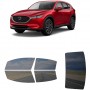 לרכב Mazda CX-5 2020 ציפוי חלונות שחורים רב פעמי סיליקון לחלונות קדמיים, אחוריים ולחלון האחורי