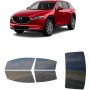 לרכב Mazda CX-5 SUV 2017 ציפוי חלונות שחורים רב פעמי סיליקון לחלונות קדמיים, אחוריים ולחלון האחורי