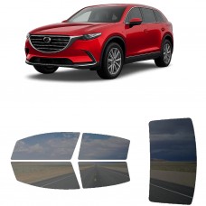 לרכב Mazda CX-9 SUV 2016 ציפוי חלונות שחורים רב פעמי סיליקון לחלונות קדמיים, אחוריים ולחלון האחורי