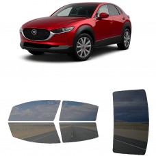 לרכב Mazda CX-30 SUV 2020 ציפוי חלונות שחורים רב פעמי סיליקון לחלונות קדמיים, אחוריים ולחלון האחורי