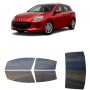 לרכב Mazda MAZDA 3 2013 ציפוי חלונות שחורים רב פעמי סיליקון לחלונות קדמיים, אחוריים ולחלון האחורי