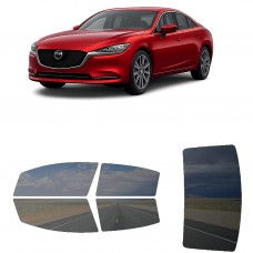 לרכב Mazda MAZDA 6 2020 ציפוי חלונות שחורים רב פעמי סיליקון לחלונות קדמיים, אחוריים ולחלון האחורי