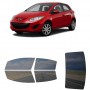 לרכב Mazda MAZDA2 Hatchback 2011 ציפוי חלונות שחורים רב פעמי סיליקון לחלונות קדמיים, אחוריים ולחלון האחורי