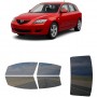 לרכב Mazda MAZDA3 Hatchback 2004 ציפוי חלונות שחורים רב פעמי סיליקון לחלונות קדמיים, אחוריים ולחלון האחורי