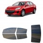 לרכב Mazda MAZDA3 Sedan 2010 ציפוי חלונות שחורים רב פעמי סיליקון לחלונות קדמיים, אחוריים ולחלון האחורי