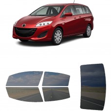 לרכב Mazda MAZDA5 MAZDA5MV 2012 ציפוי חלונות שחורים רב פעמי סיליקון לחלונות קדמיים, אחוריים ולחלון האחורי