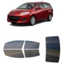 לרכב Mazda MAZDA5 MAZDA5MV 2012 ציפוי חלונות שחורים רב פעמי סיליקון לחלונות קדמיים, אחוריים ולחלון האחורי