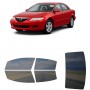 לרכב Mazda MAZDA6 Sedan 2003 ציפוי חלונות שחורים רב פעמי סיליקון לחלונות קדמיים, אחוריים ולחלון האחורי