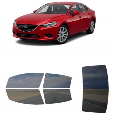 לרכב Mazda MAZDA6 Sedan 2014 ציפוי חלונות שחורים רב פעמי סיליקון לחלונות קדמיים, אחוריים ולחלון האחורי