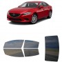 לרכב Mazda MAZDA6 Sedan 2014 ציפוי חלונות שחורים רב פעמי סיליקון לחלונות קדמיים, אחוריים ולחלון האחורי