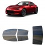 לרכב Mazda MX-5 Miata RF Two-doorConvertible 2017 ציפוי חלונות שחורים רב פעמי סיליקון לחלונות קדמיים, אחוריים ולחלון האחורי