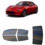לרכב Mazda MX-5RF 2017 ציפוי חלונות שחורים רב פעמי סיליקון לחלונות קדמיים, אחוריים ולחלון האחורי