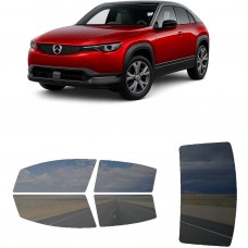לרכב Mazda MX-30 2021 ציפוי חלונות שחורים רב פעמי סיליקון לחלונות קדמיים, אחוריים ולחלון האחורי