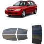 לרכב Mazda Protege Station Wagon 2002 ציפוי חלונות שחורים רב פעמי סיליקון לחלונות קדמיים, אחוריים ולחלון האחורי