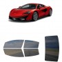 לרכב McLaren 570S 2016 ציפוי חלונות שחורים רב פעמי סיליקון לחלונות קדמיים, אחוריים ולחלון האחורי