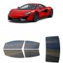 לרכב Mclaren 570S hardtop 2021 ציפוי חלונות שחורים רב פעמי סיליקון לחלונות קדמיים, אחוריים ולחלון האחורי