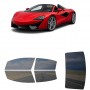 לרכב Mclaren 570S Spider (convertible) 2019 ציפוי חלונות שחורים רב פעמי סיליקון לחלונות קדמיים, אחוריים ולחלון האחורי