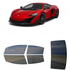 לרכב McLaren 675LT 2019 ציפוי חלונות שחורים רב פעמי סיליקון לחלונות קדמיים, אחוריים ולחלון האחורי