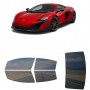לרכב McLaren 675LT 2019 ציפוי חלונות שחורים רב פעמי סיליקון לחלונות קדמיים, אחוריים ולחלון האחורי