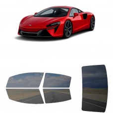 לרכב McLaren Artura Two-doorCoupe 2023 ציפוי חלונות שחורים רב פעמי סיליקון לחלונות קדמיים, אחוריים ולחלון האחורי