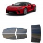 לרכב Mclaren GT 2019 ציפוי חלונות שחורים רב פעמי סיליקון לחלונות קדמיים, אחוריים ולחלון האחורי