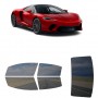 לרכב McLaren GT 2020 ציפוי חלונות שחורים רב פעמי סיליקון לחלונות קדמיים, אחוריים ולחלון האחורי