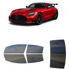 לרכב Mercedes Benz AMG GT BLSCK SERIES Coupe 2022 ציפוי חלונות שחורים רב פעמי סיליקון לחלונות קדמיים, אחוריים ולחלון האחורי