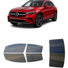 לרכב Mercedes Benz GLC SUV 2023 ציפוי חלונות שחורים רב פעמי סיליקון לחלונות קדמיים, אחוריים ולחלון האחורי