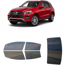 לרכב Mercedes Benz GLE SUV 2018 ציפוי חלונות שחורים רב פעמי סיליקון לחלונות קדמיים, אחוריים ולחלון האחורי
